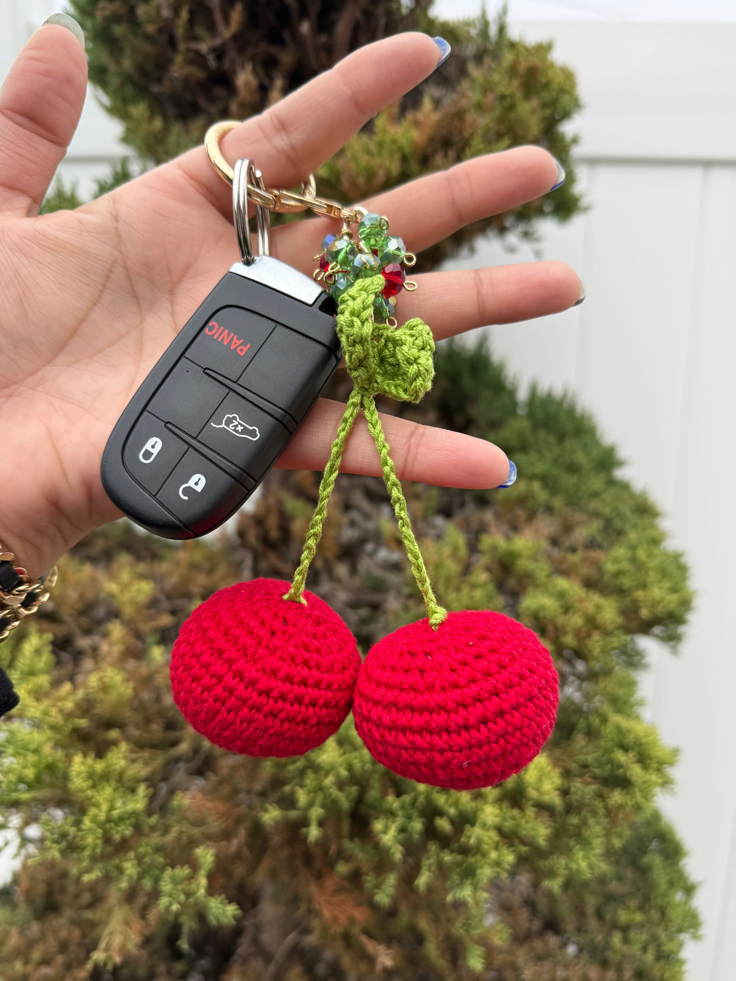 Crochet Fruit Keychains