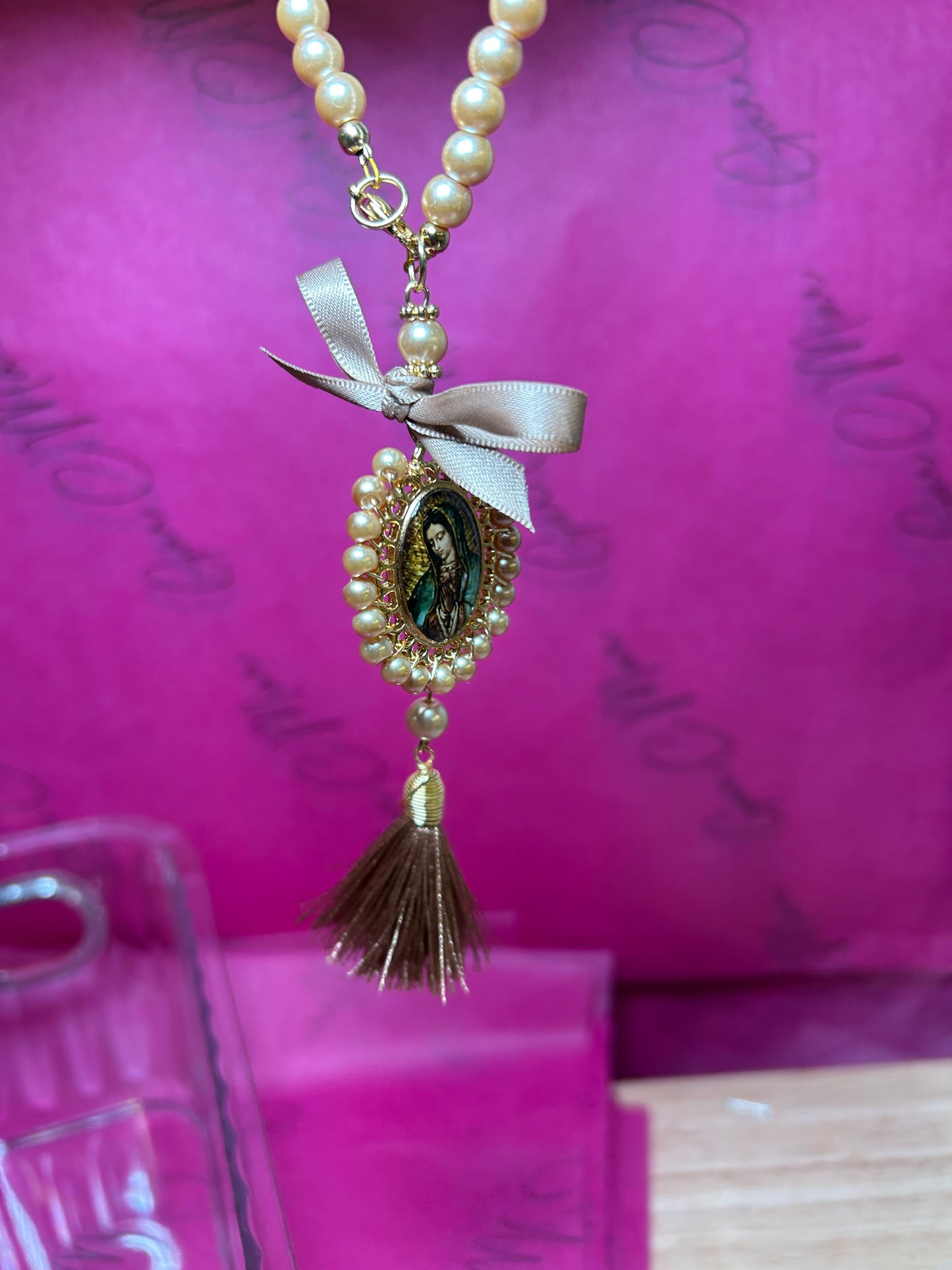 Mini Virgen Tassel Bendiciónes