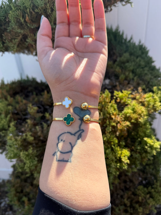 Clover Cuff Bracelets