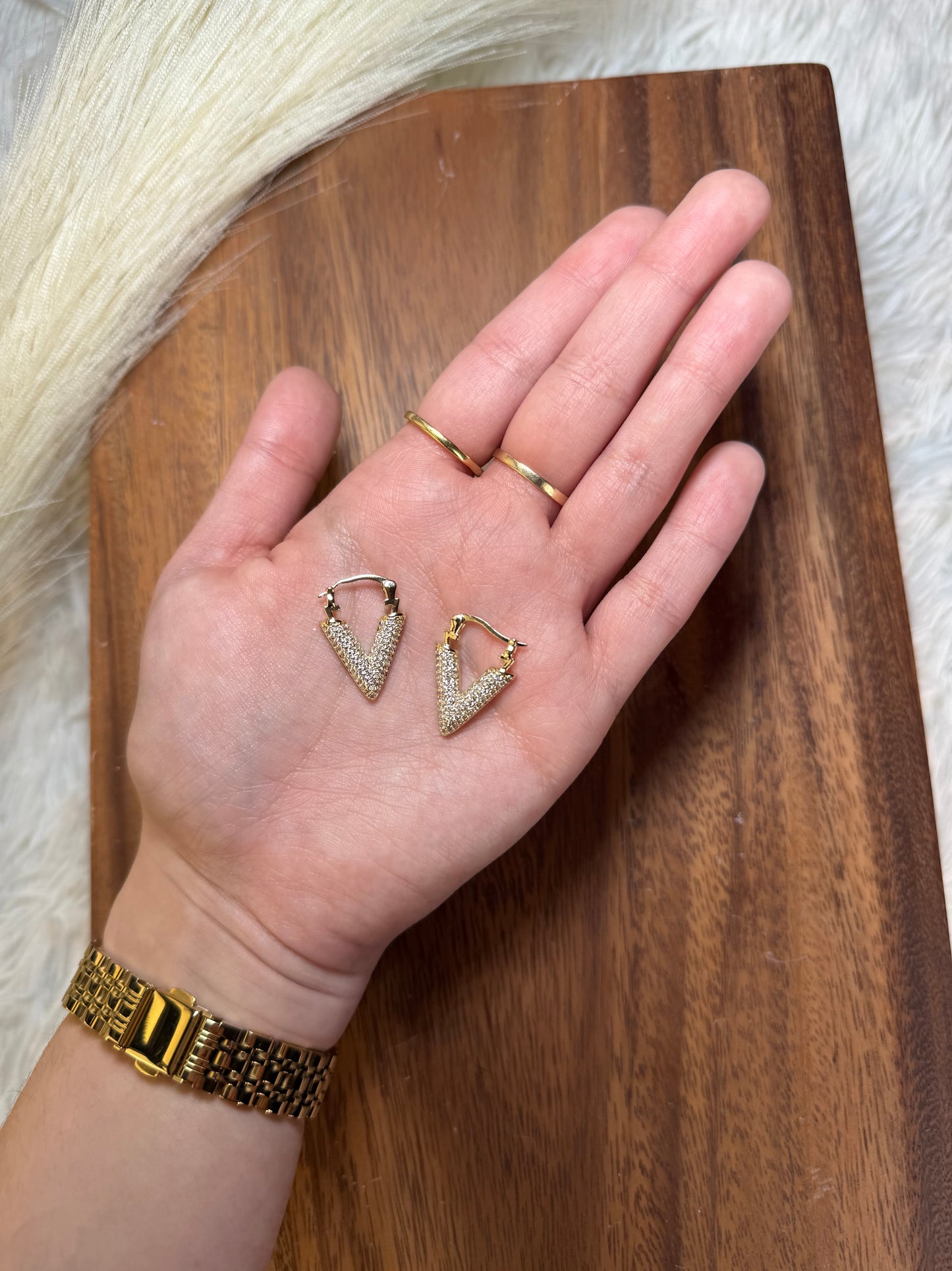 Simple Gold Hoops