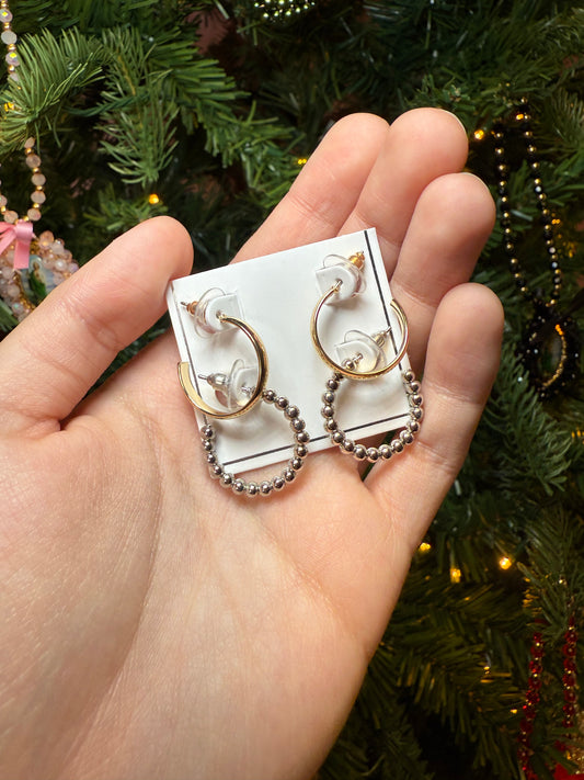 Gold & Silver Hoop Set