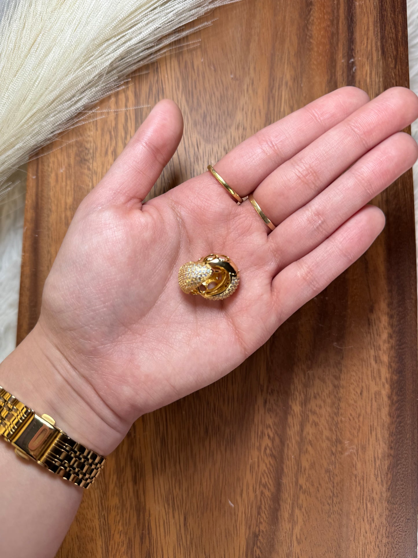 Gold Huggie Hoops