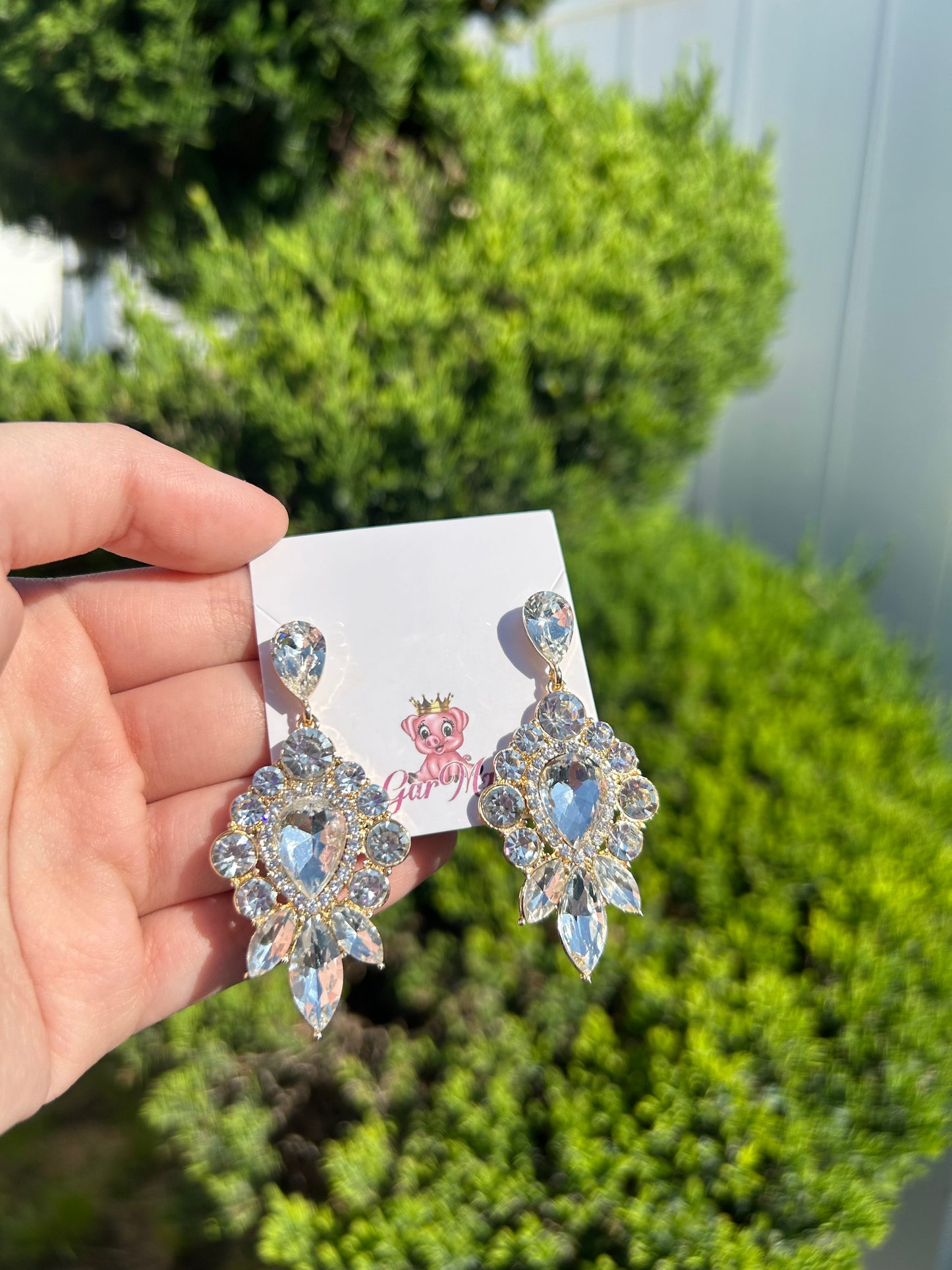 Shiny Gem Studs
