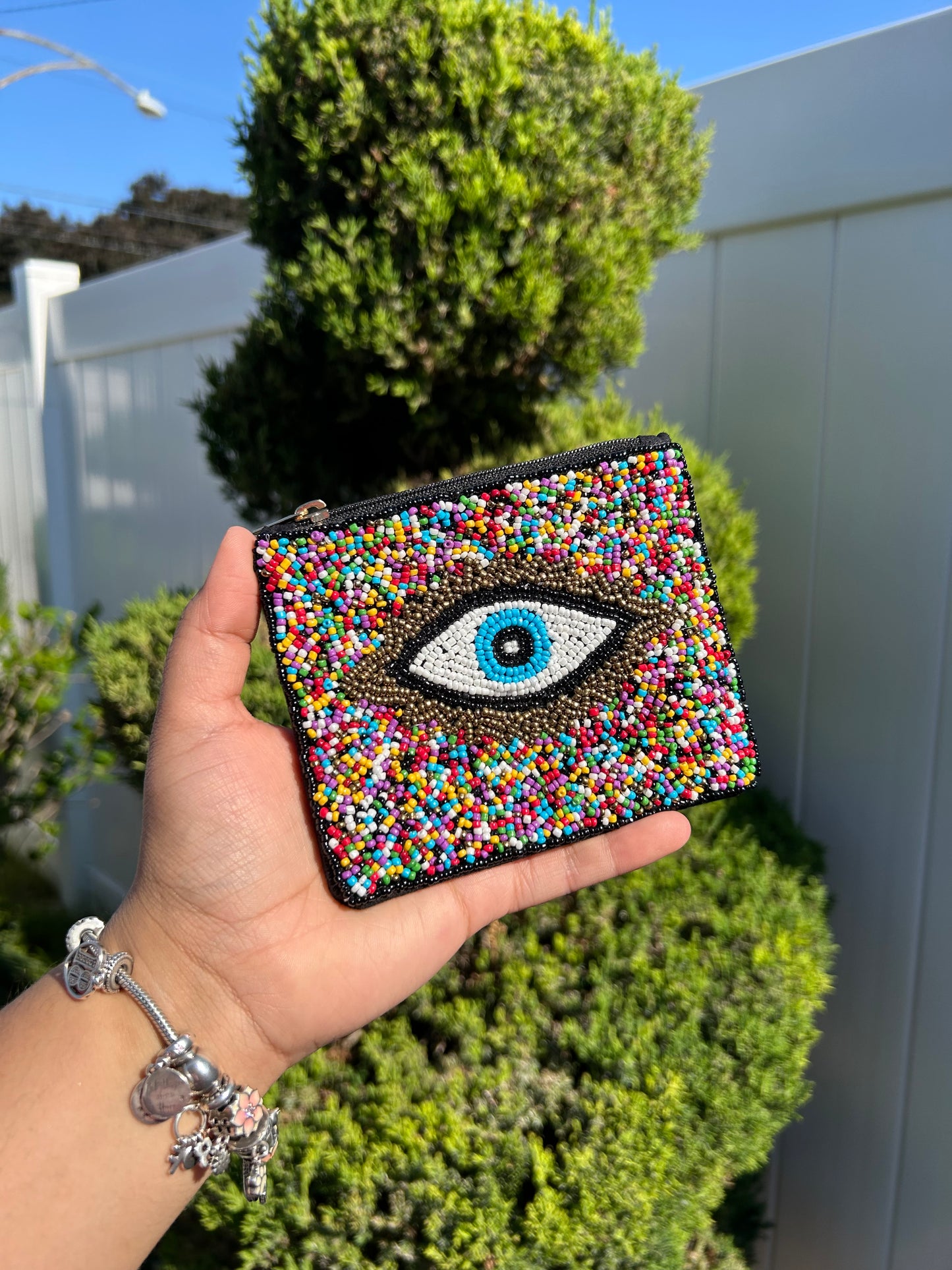 Multi Evil Eye Coin Pouch