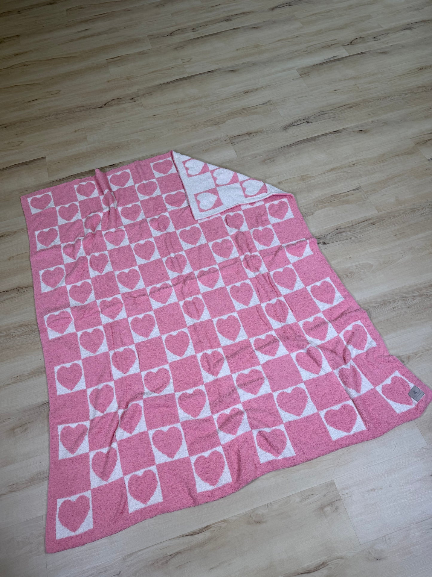 Double-Sided Heart Blankets