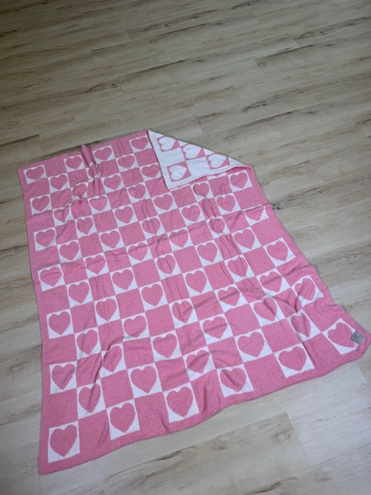 Double-Sided Heart Blankets