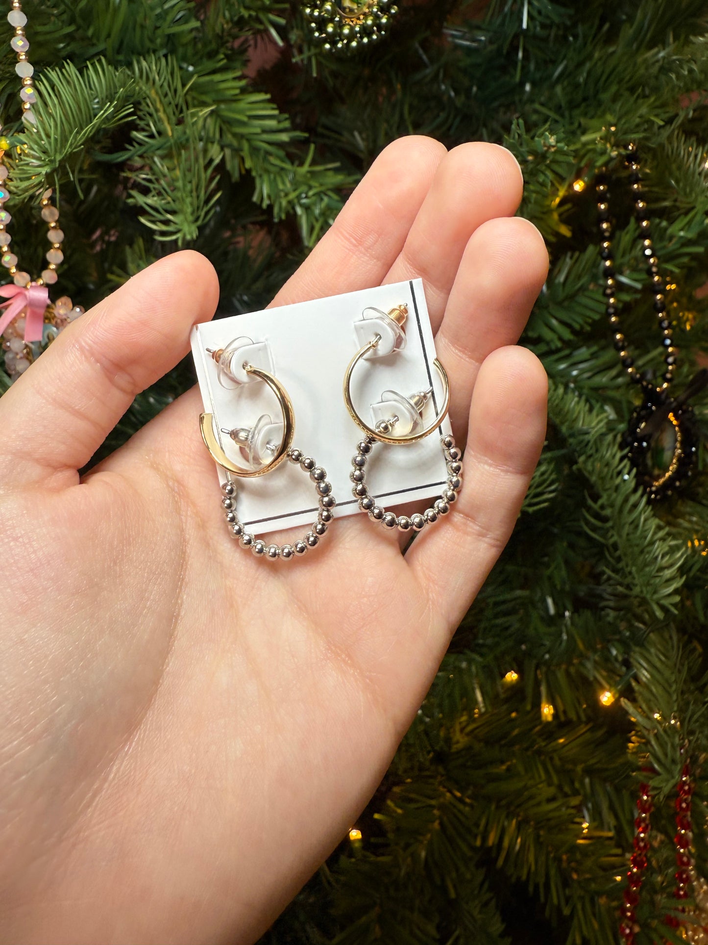 Gold & Silver Hoop Set