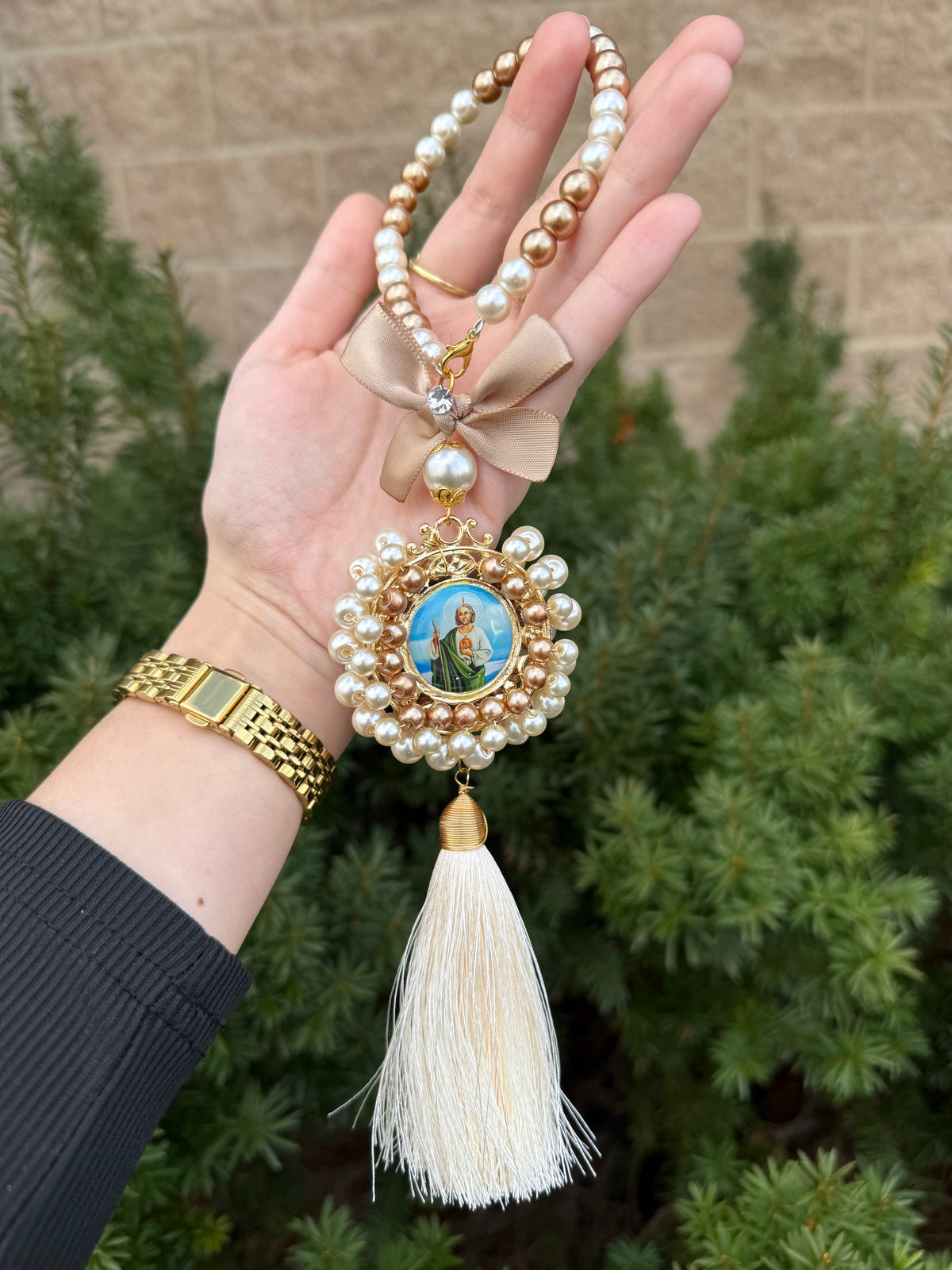 Double Pearl Tassel Bendiciónes