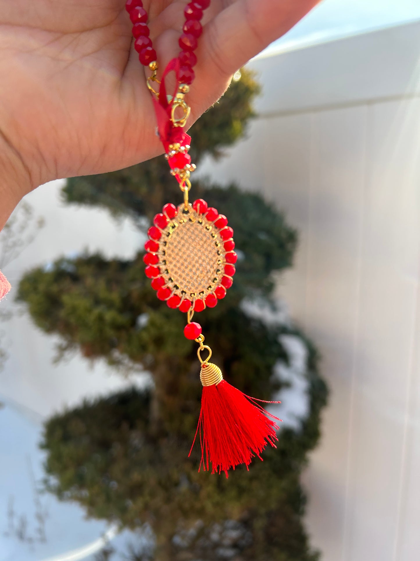 Mini Virgen Tassel Bendiciónes