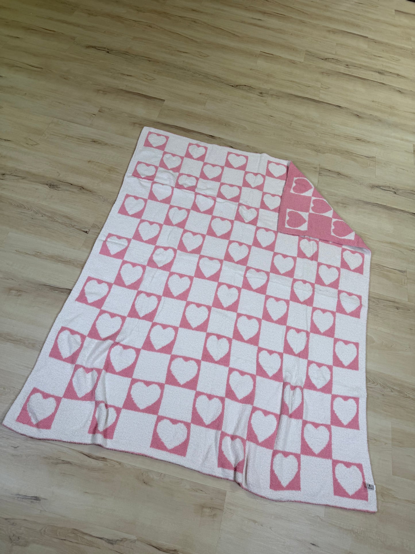 Double-Sided Heart Blankets
