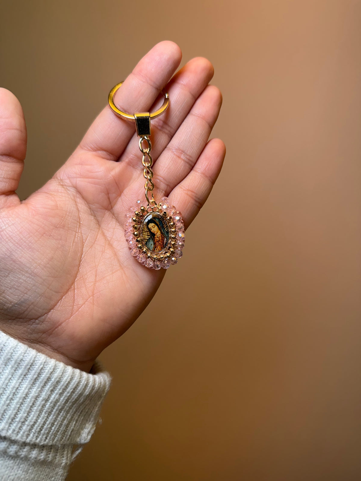 Mini Virgen Mary Keychains