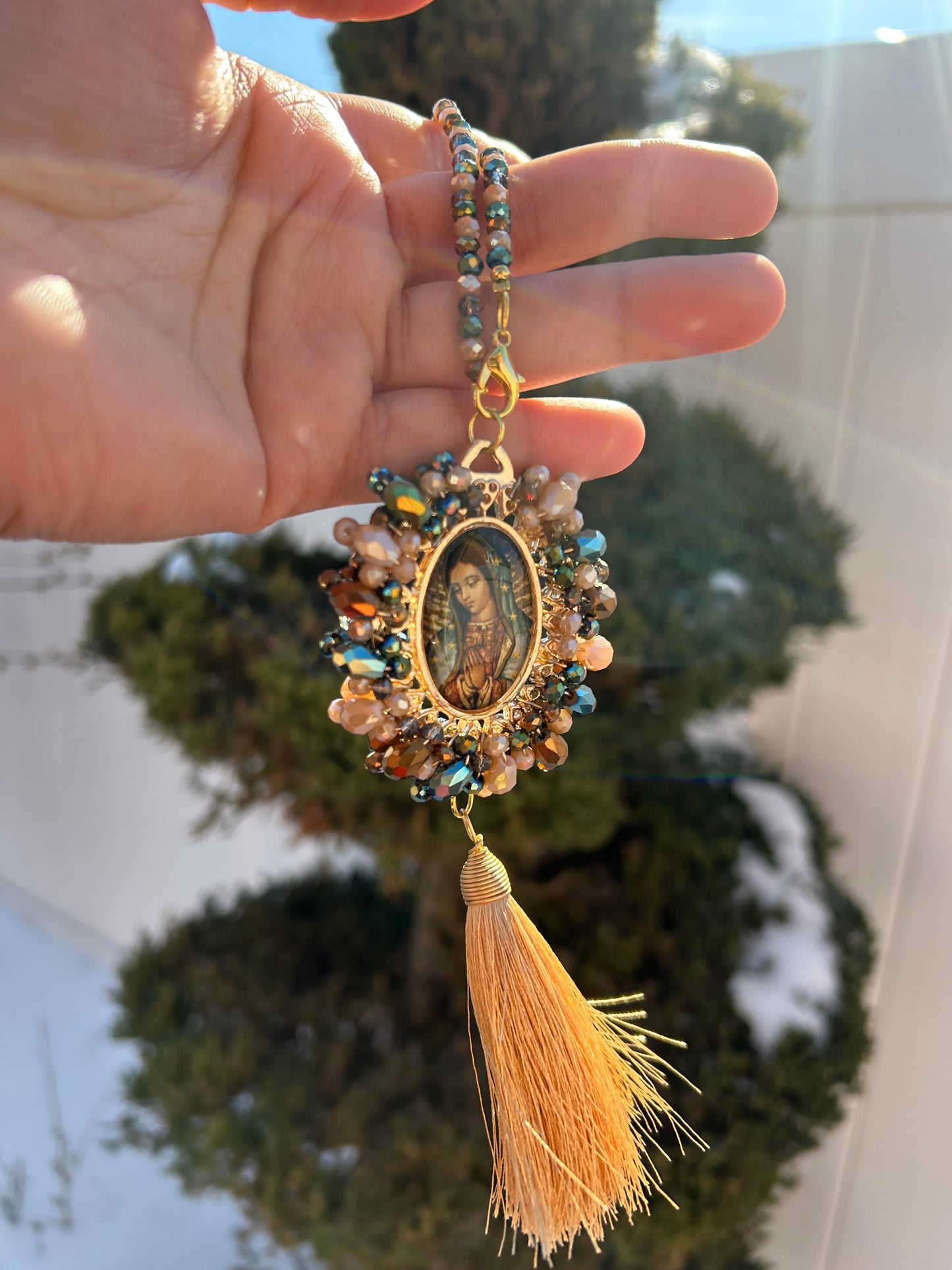 Virgen de Guadalupe Tassel Blessing