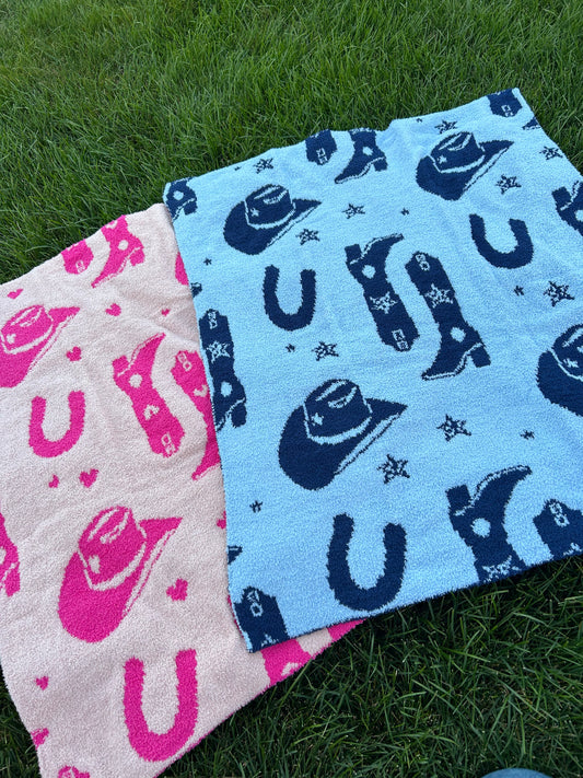 Western Double Sided Blanket