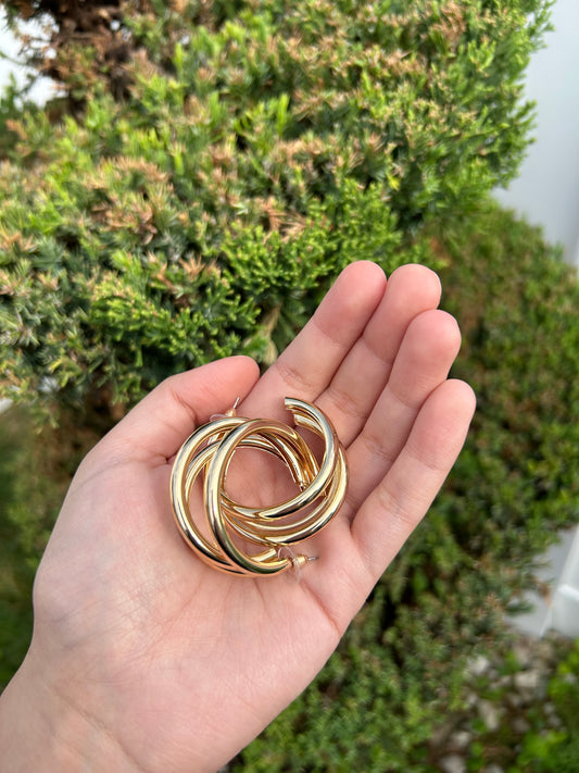 Chunky 3 Tier Hoops