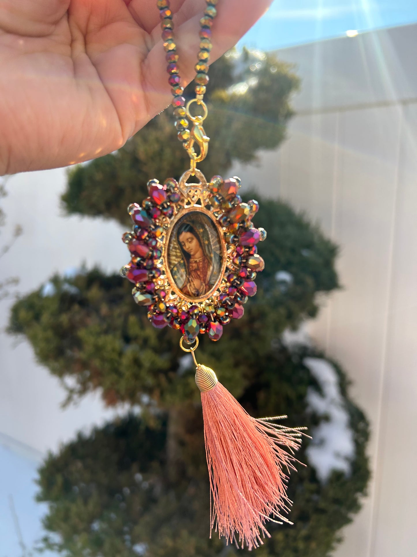 Virgen de Guadalupe Tassel Blessing