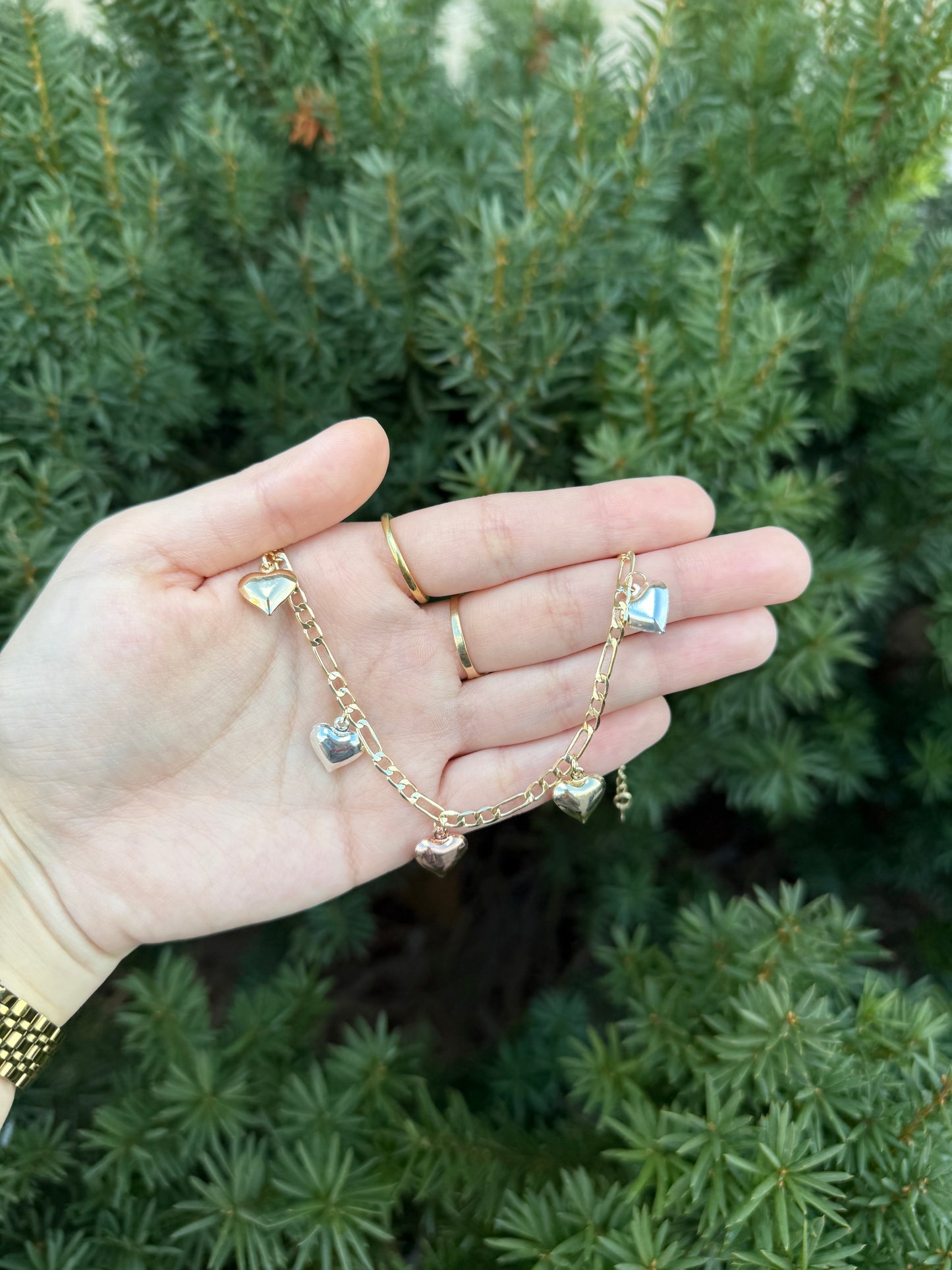 3 Tone Charm Bracelets