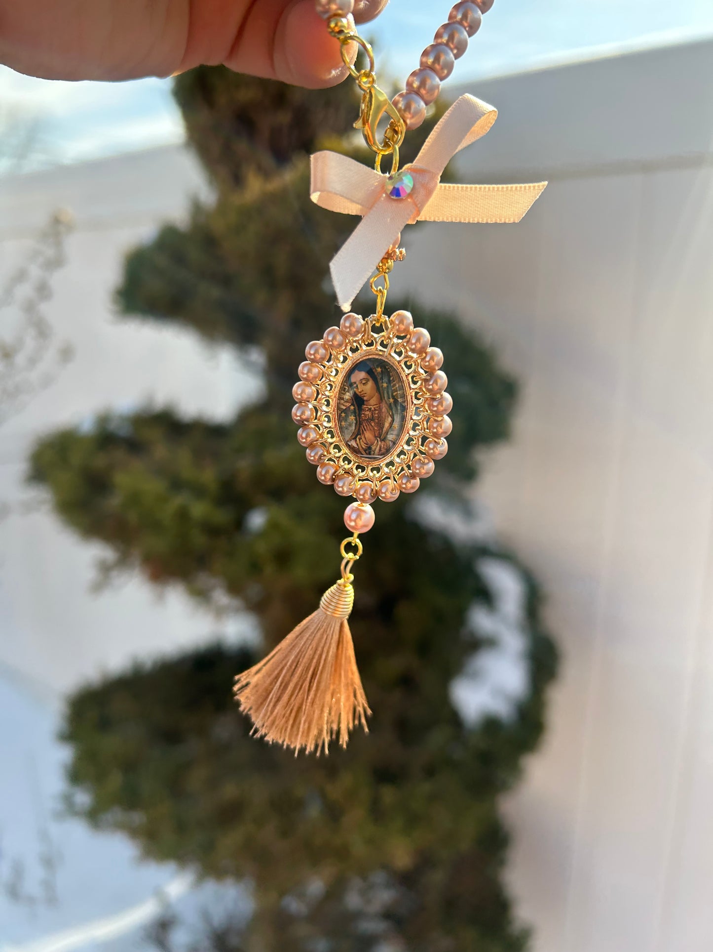 Mini Virgen Tassel Bendiciónes