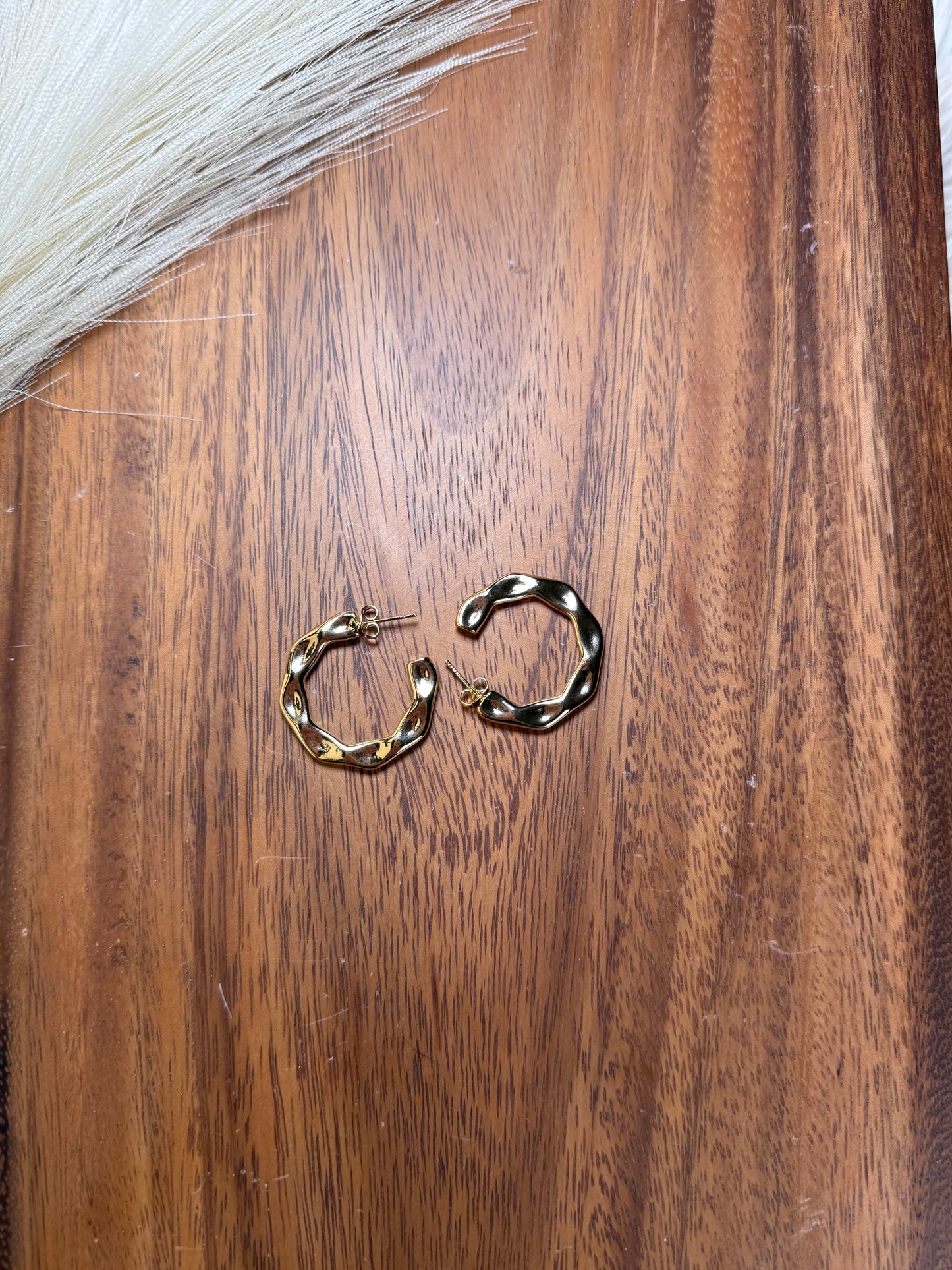 Gold Statement Hoops