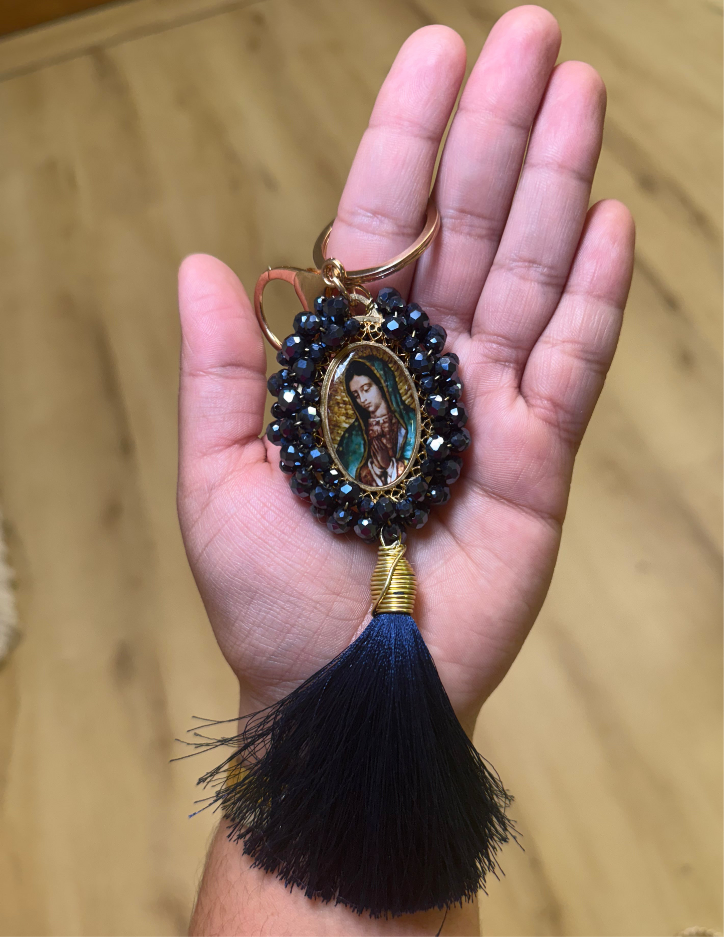Religious Tassel Double-Sided Keychains