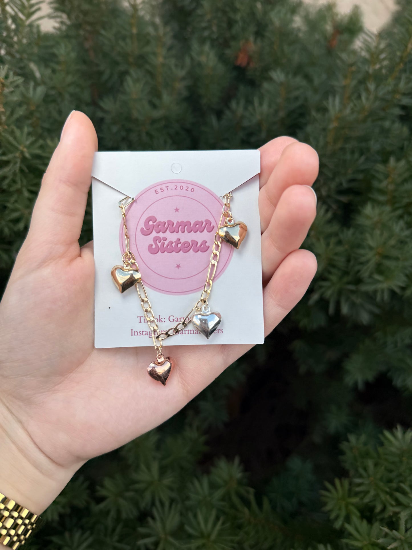 3 Tone Charm Bracelets