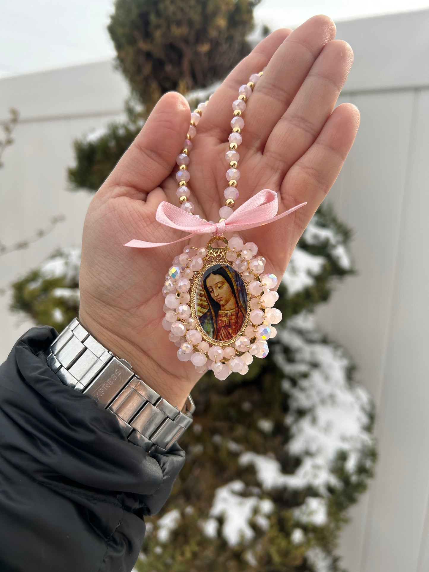 Virgen Mary Bendiciónes De Carro