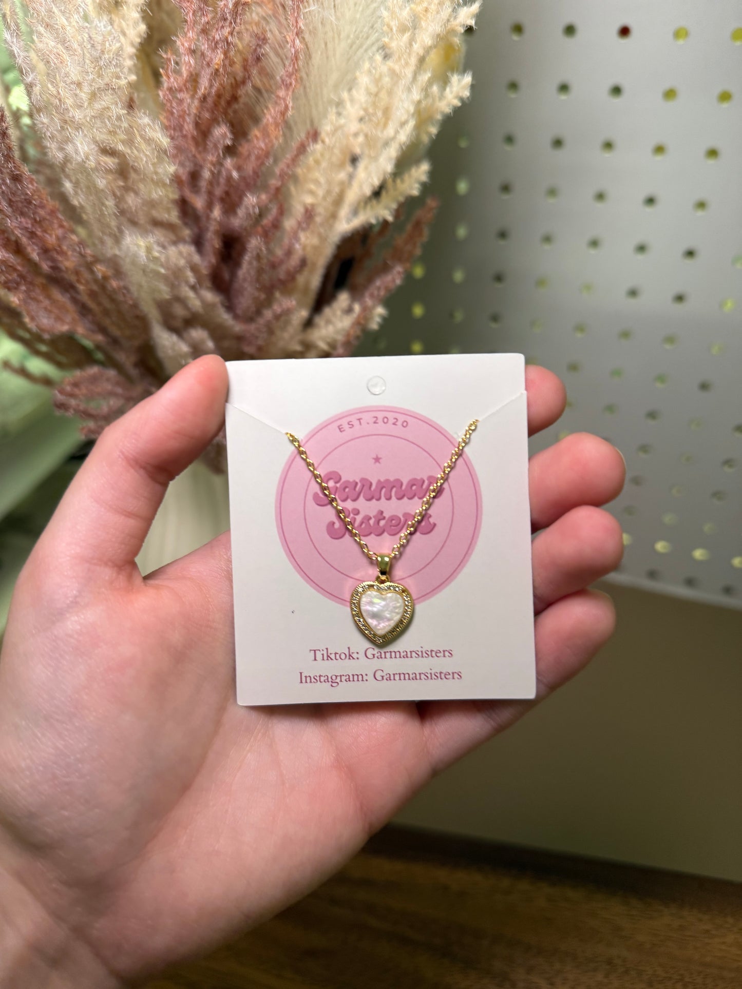 Pearl Heart Necklace