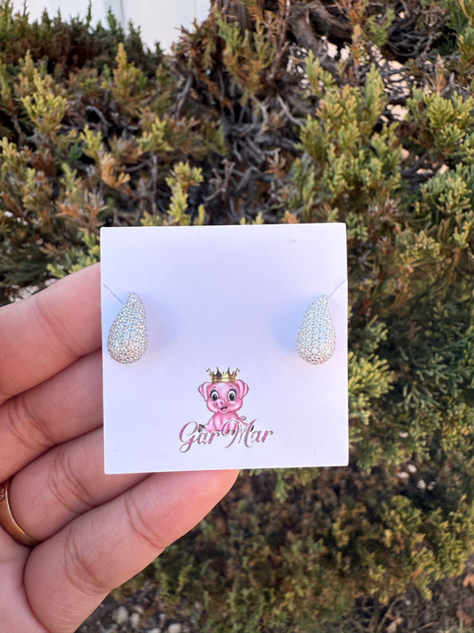 925 Silver Teardrop Earrings