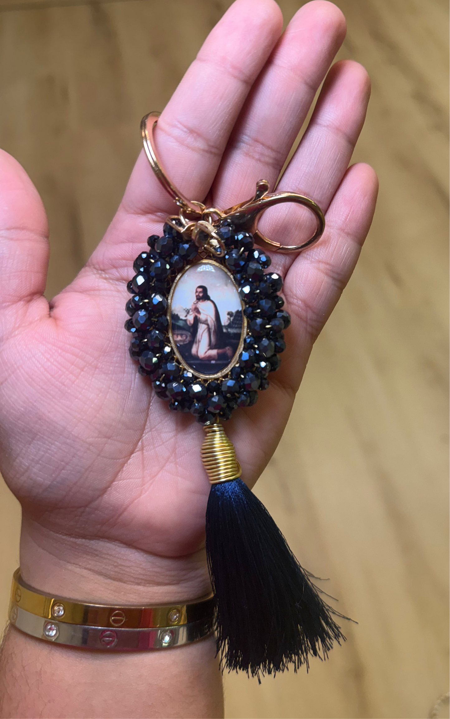 Religious Tassel Double-Sided Keychains