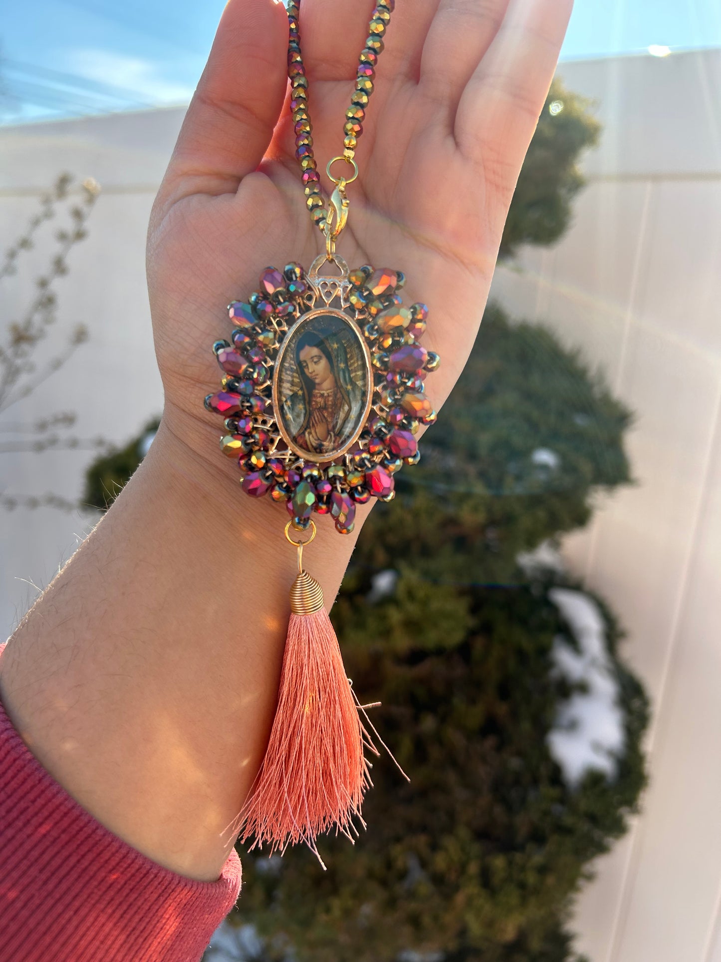Virgen de Guadalupe Tassel Blessing