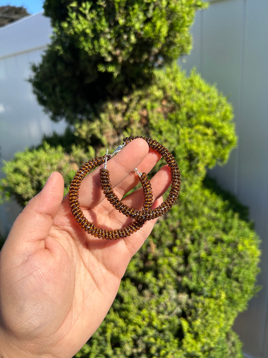 Brown Hoops