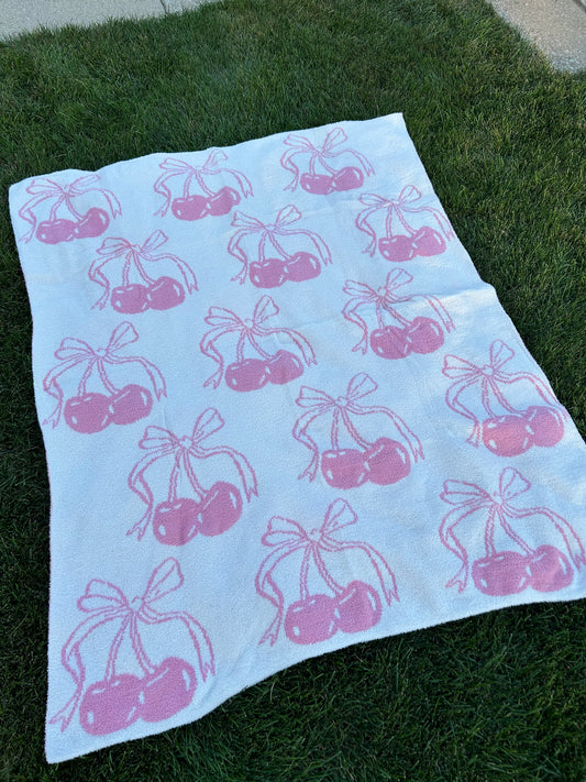 Double-Sided Cherry Blanket