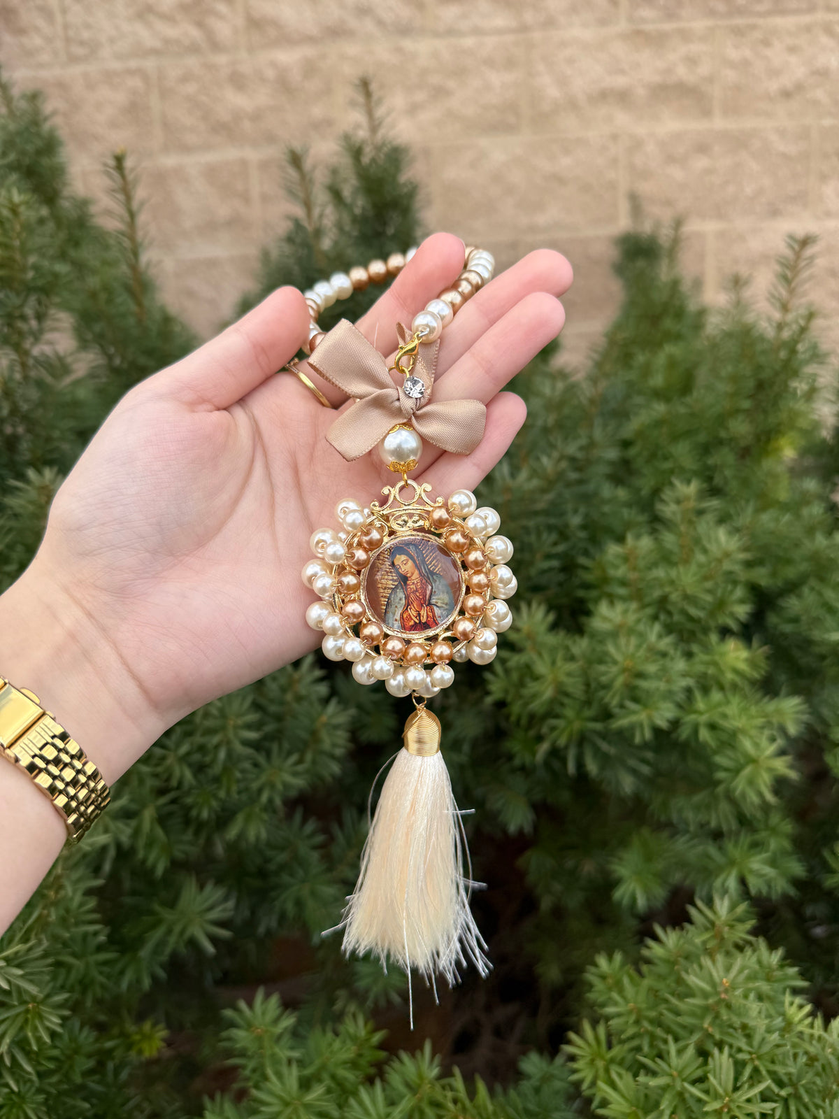 Double Pearl Tassel Bendiciónes
