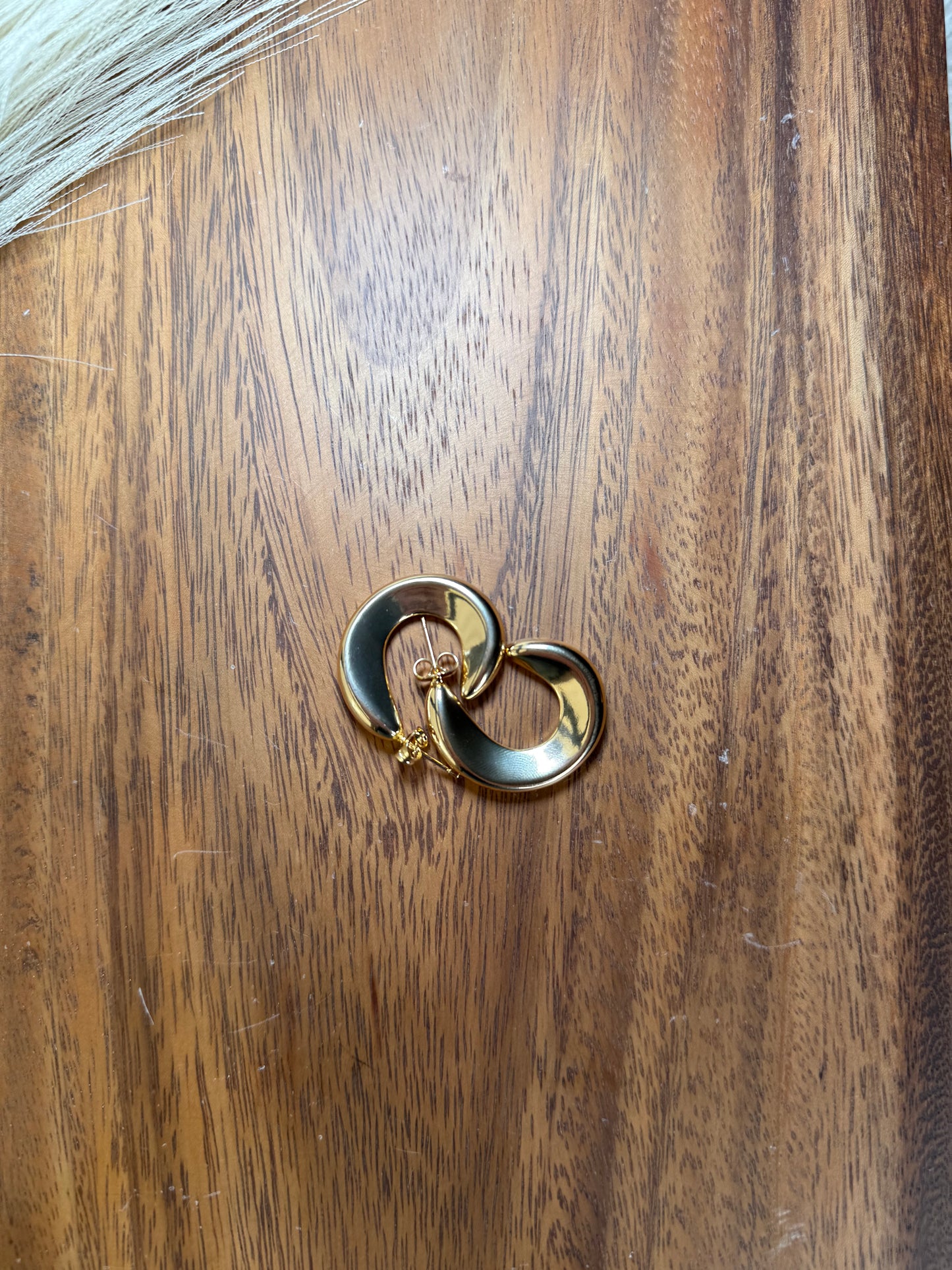 Gold Statement Hoops