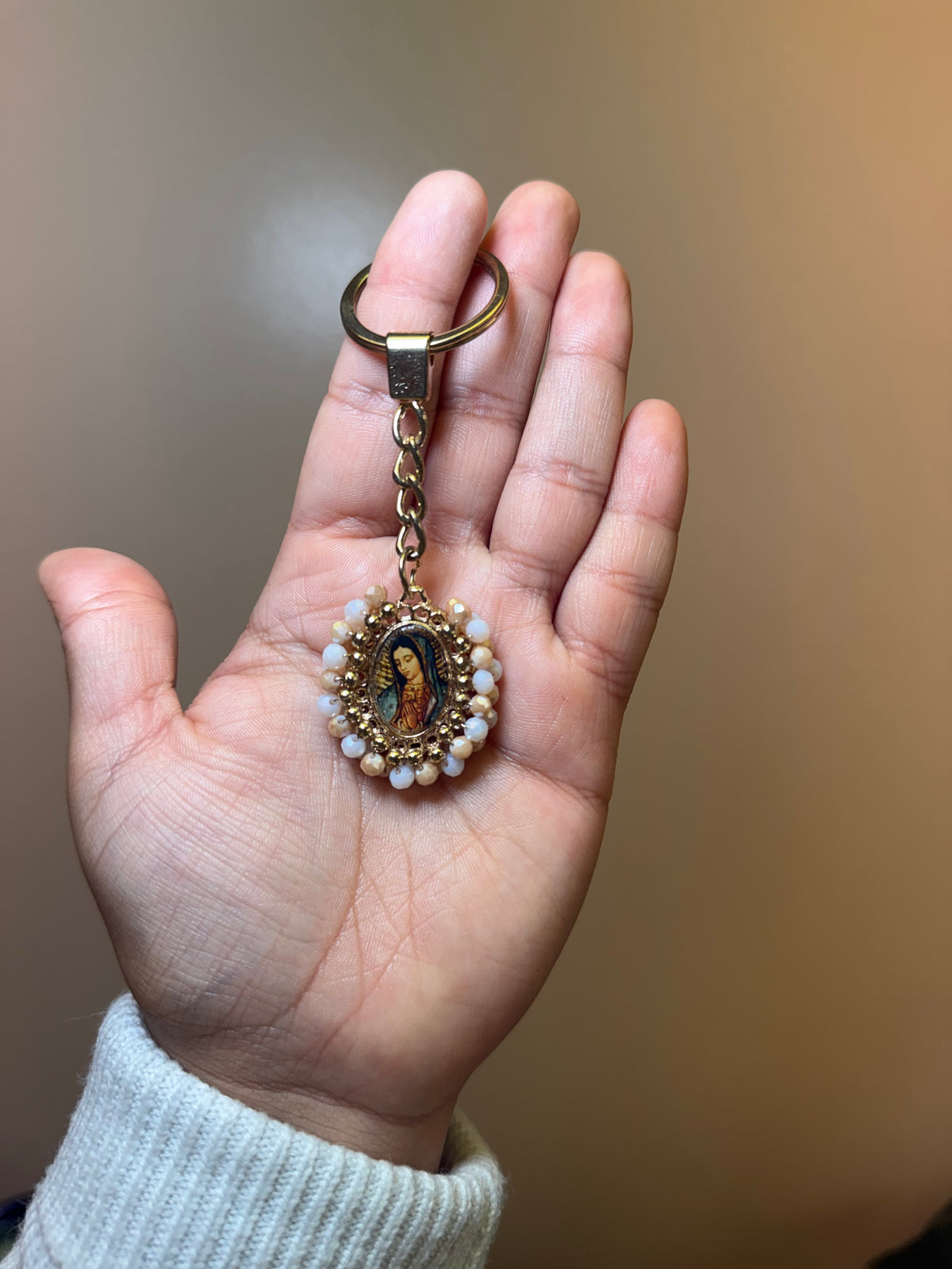 Mini Virgen Mary Keychains