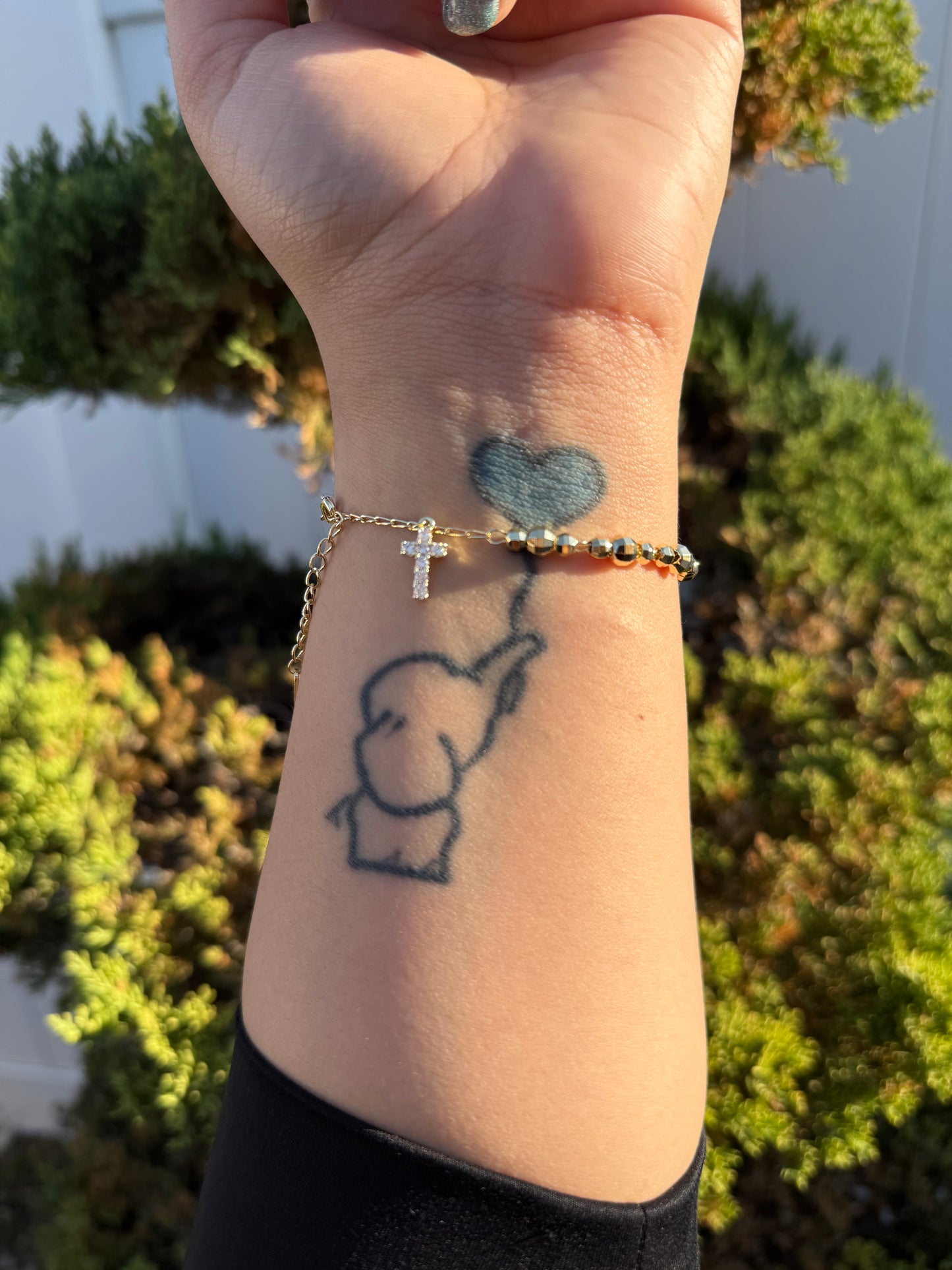 Cross/ Virgen Bracelet