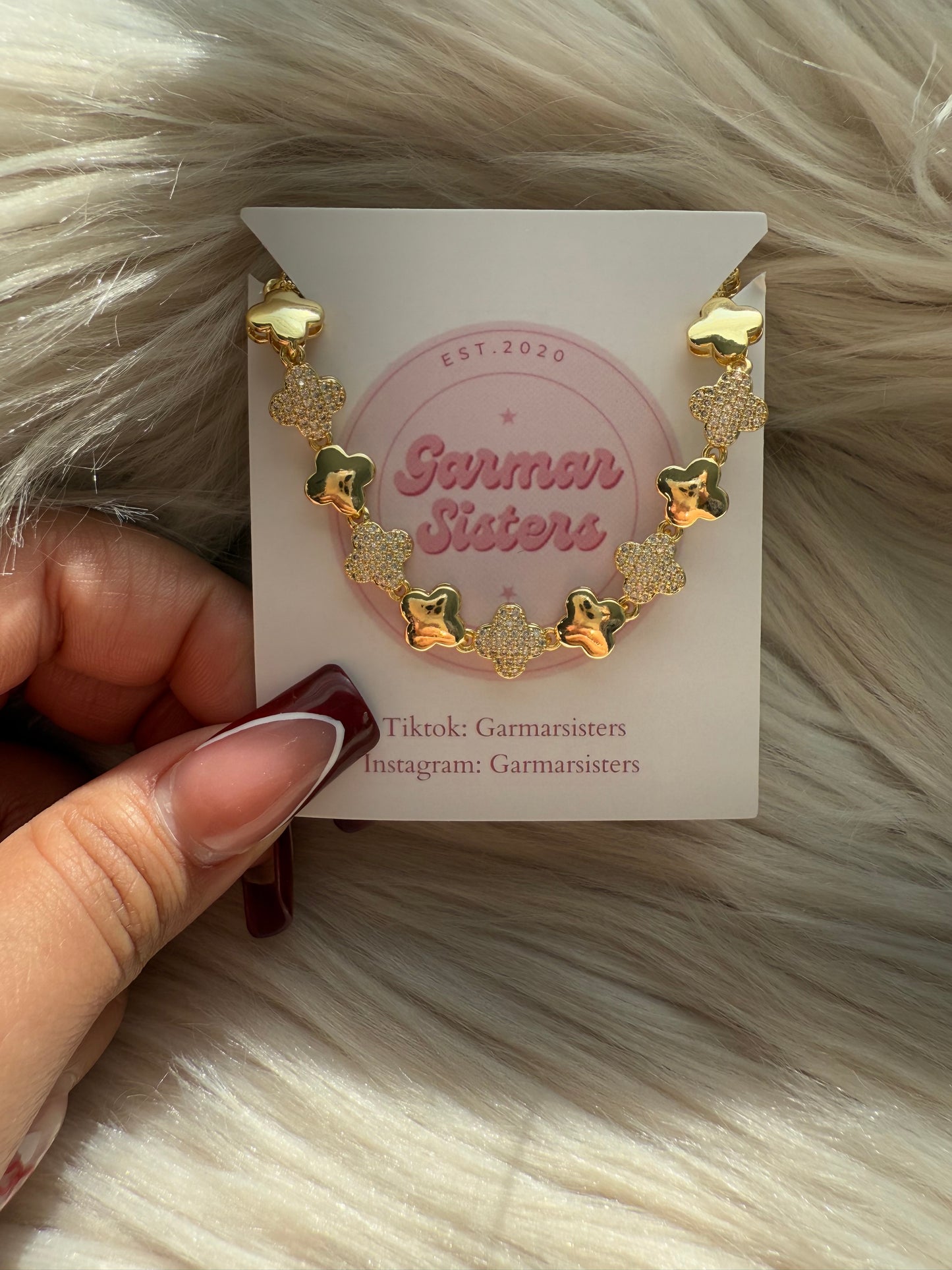 Gold Double Clove Bracelet