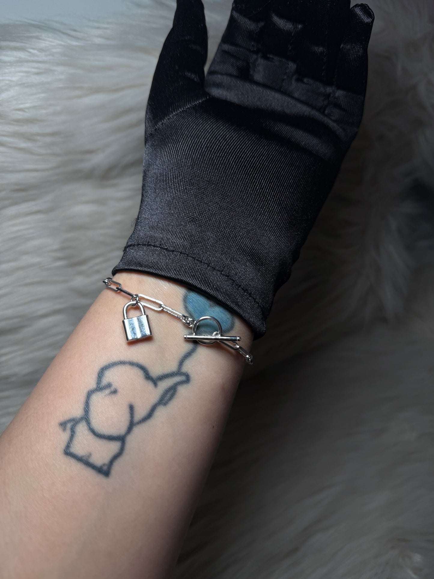 925 Silver Lock Bracelet