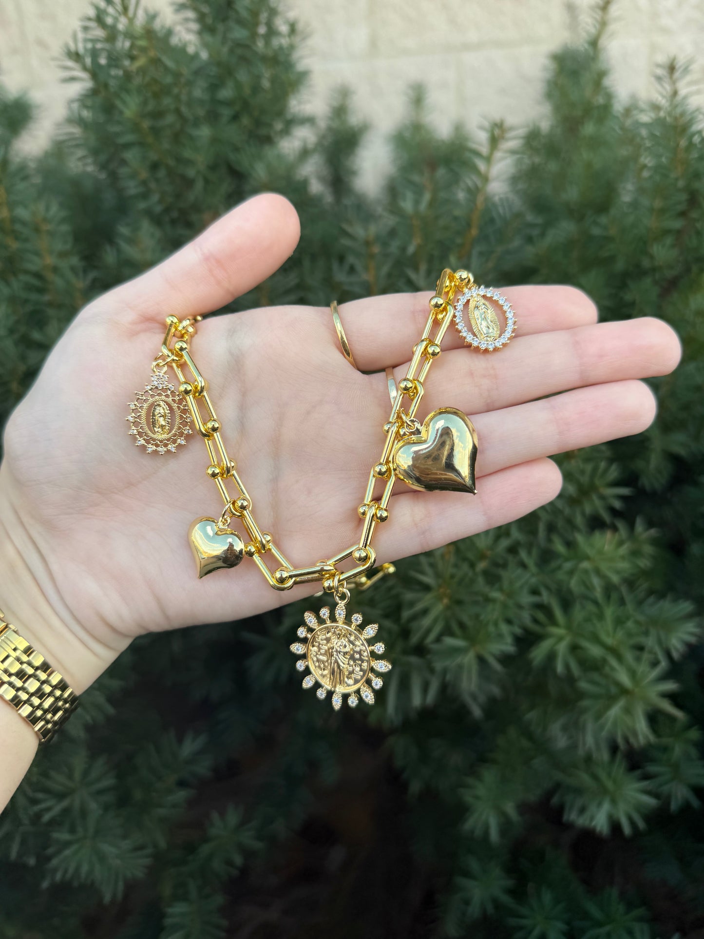 Gold Charm Necklace