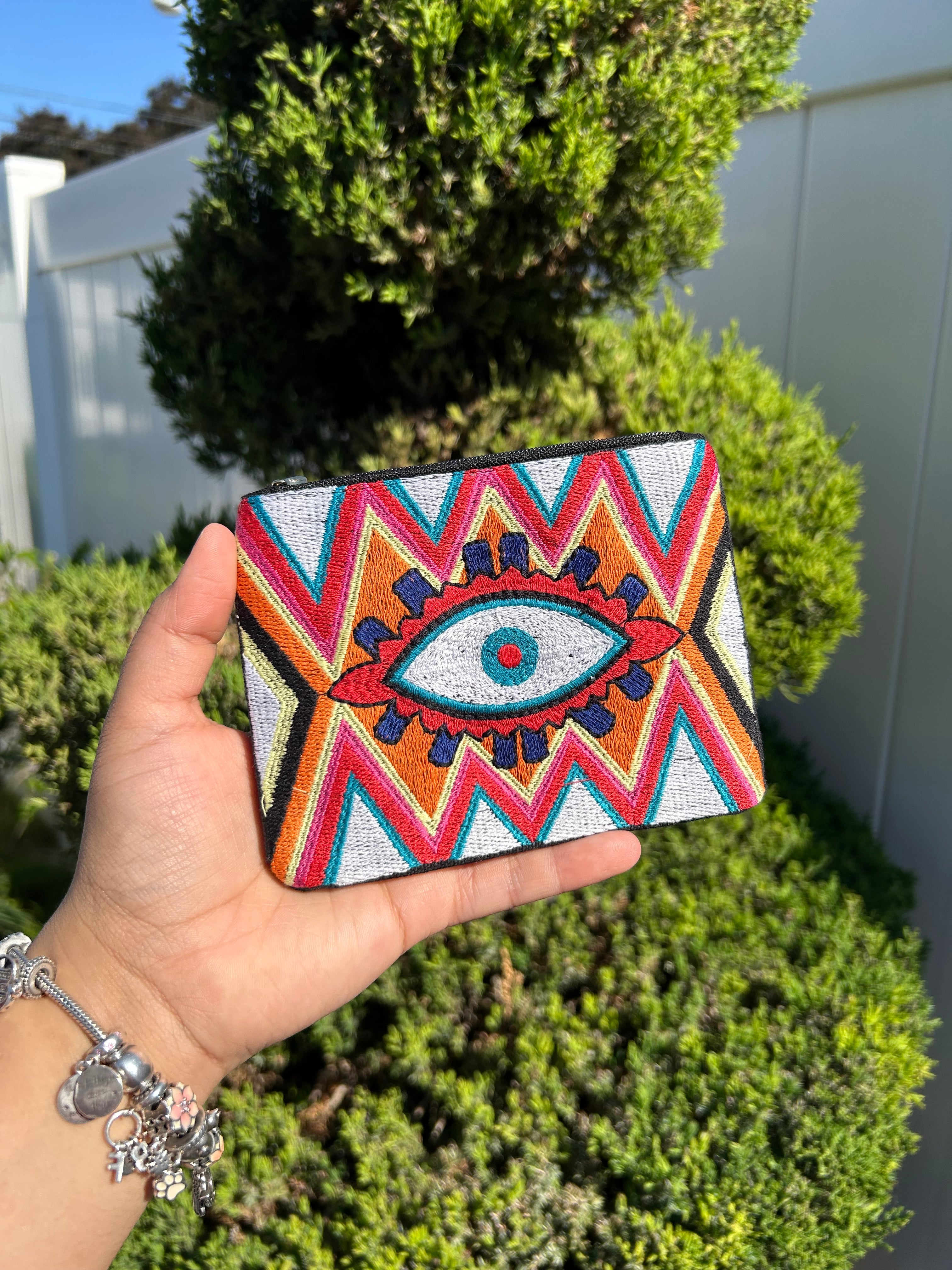 Hand Eye Coin Multi Colored Eye Coin Pouch – Garmarsisters