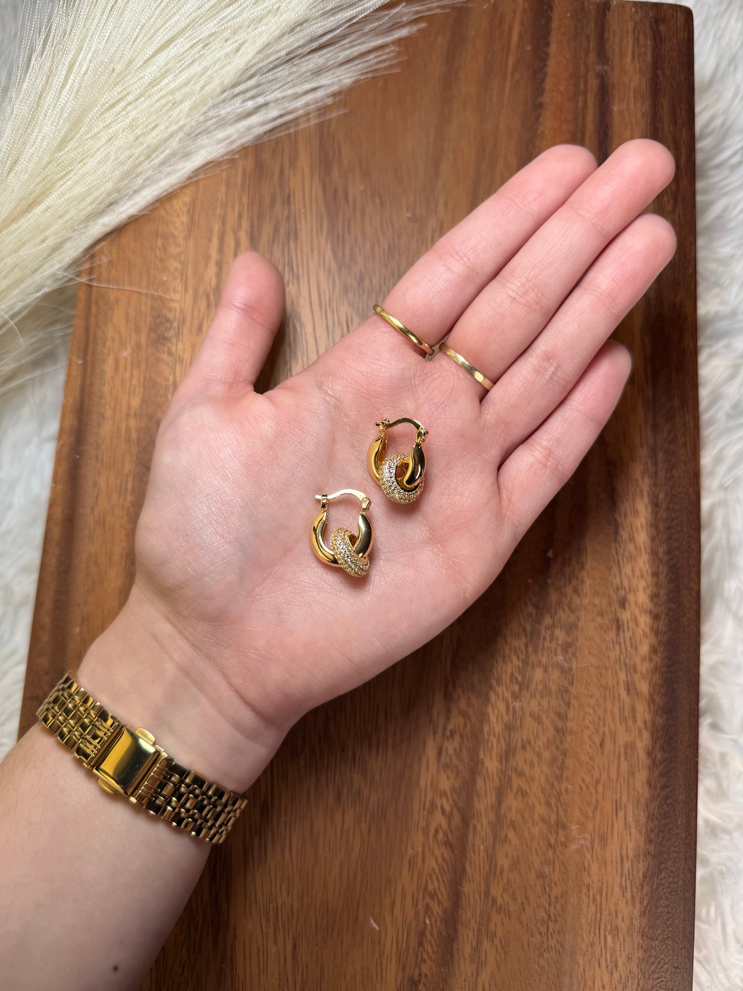 Simple Gold Hoops