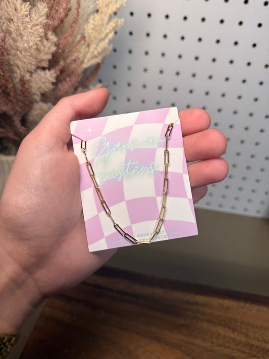 Gold Clip Bracelet