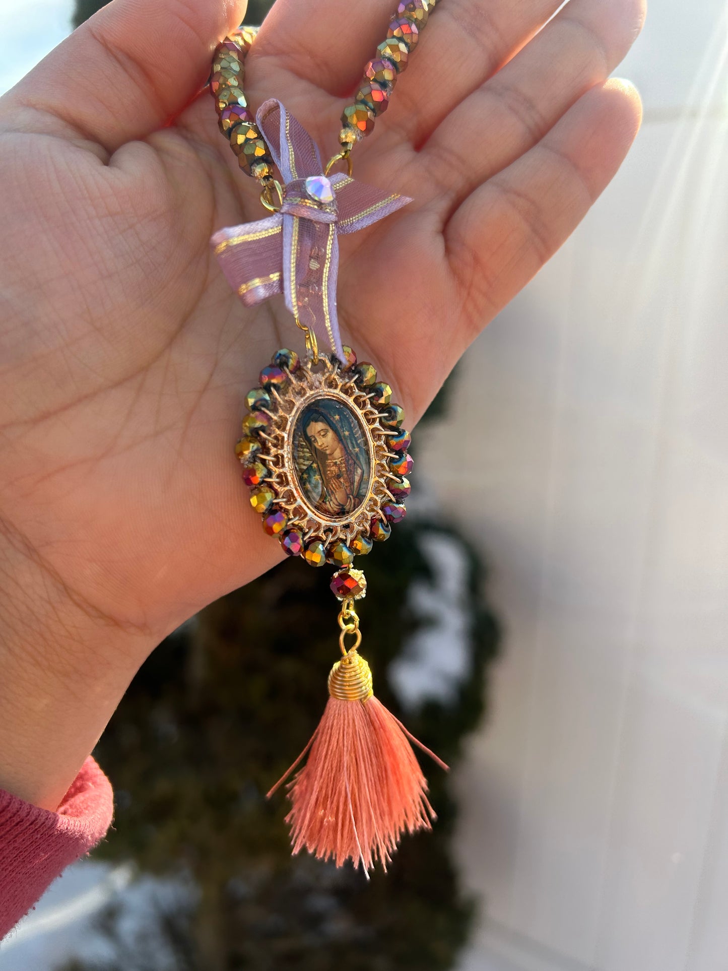 Mini Virgen Tassel Bendiciónes