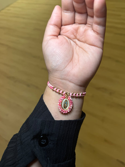 Beaded Saint Full image Bracelet