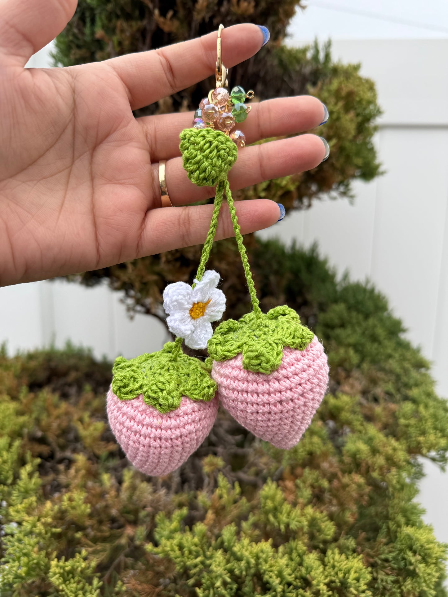 Crochet Fruit Keychains