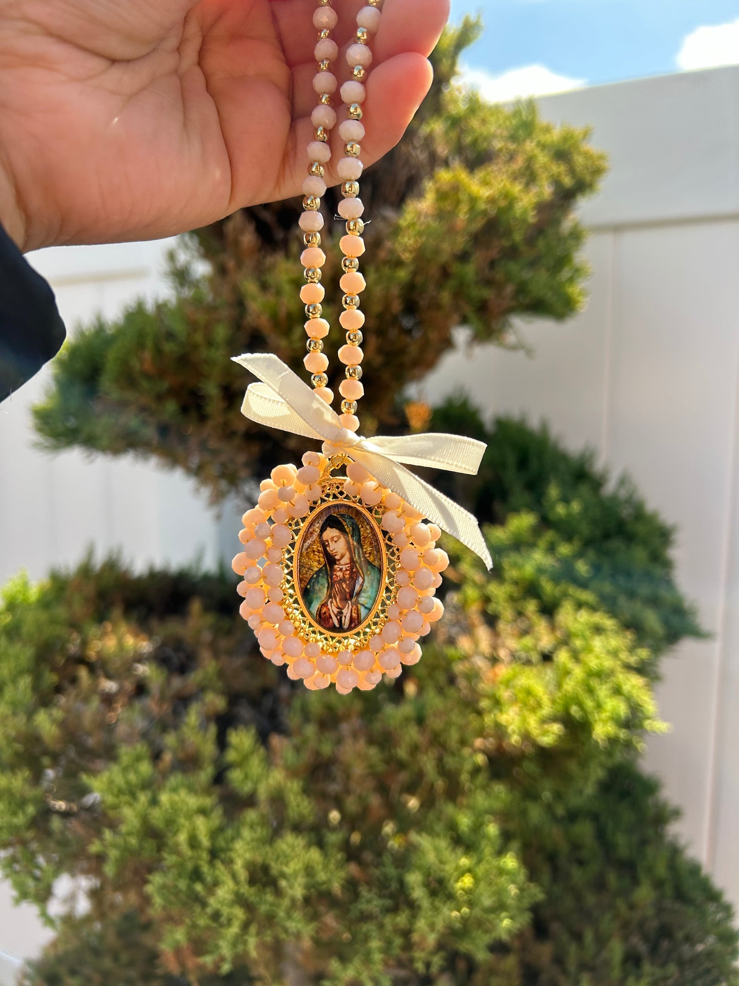 Virgen Mary Bendiciónes De Carro