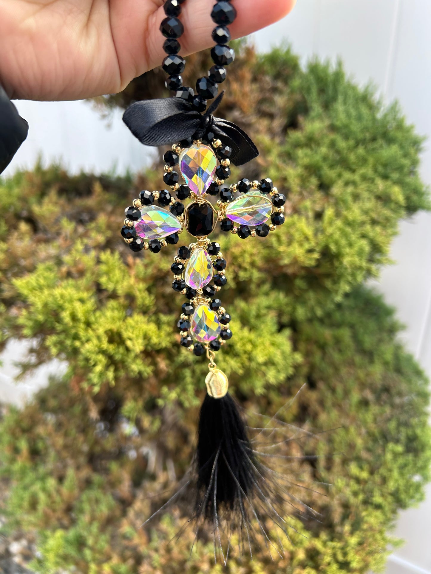 Cross Home Tassel Bendición