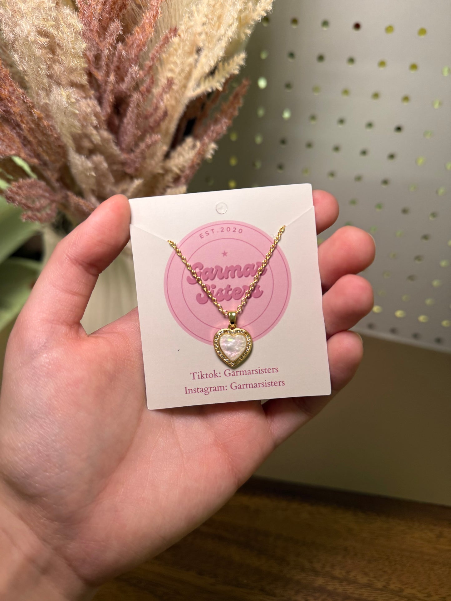 Pearl Heart Necklace