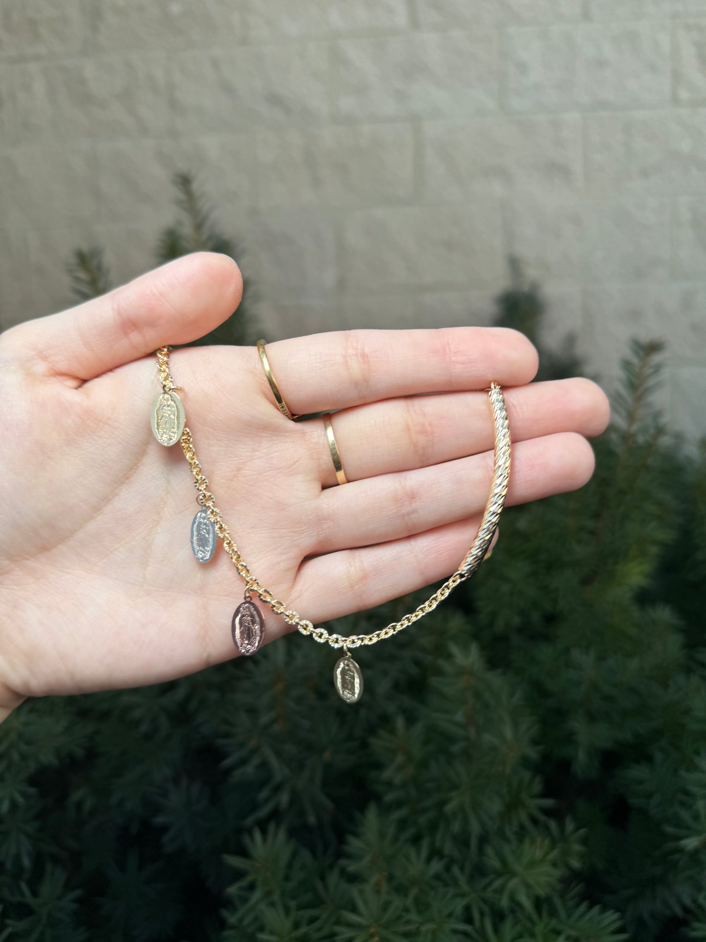 3 Tone Charm Bracelets