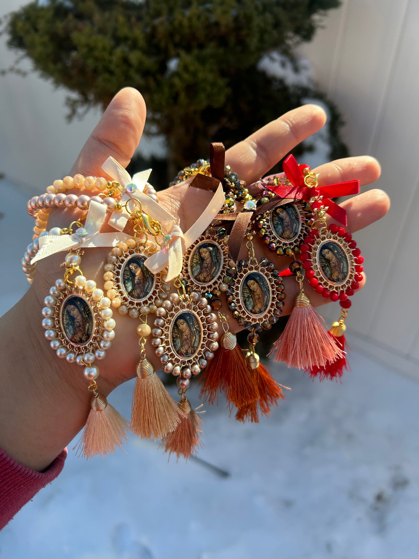 Mini Virgen Tassel Bendiciónes