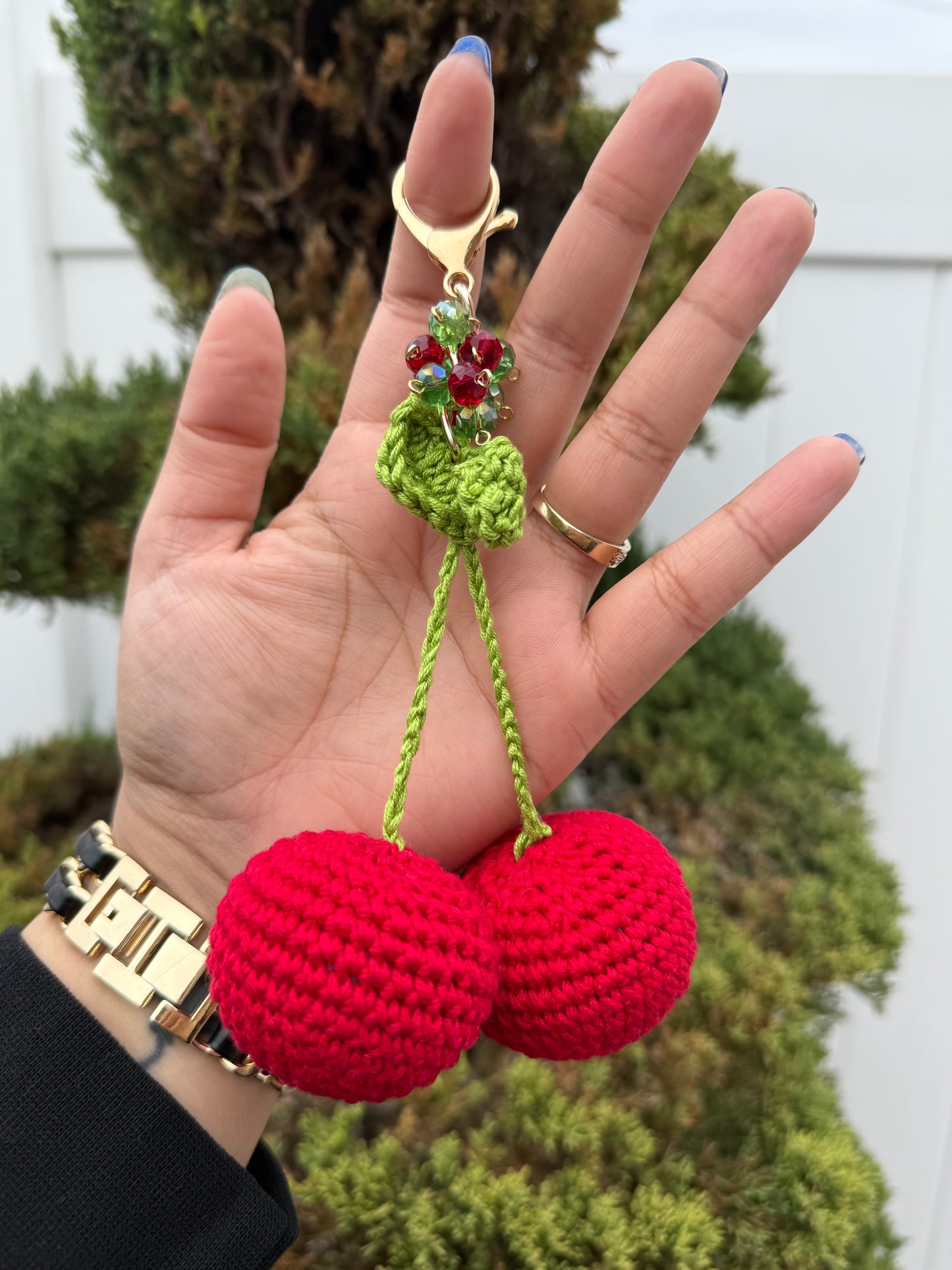 Crochet Fruit Keychains